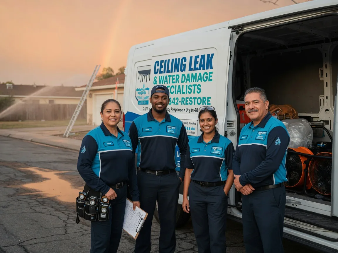 Ceiling Leak Cleanup company in State Line, PA
